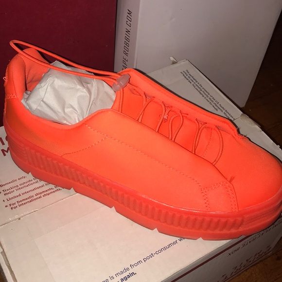 “Neo” Orange Sneakers - Picture 4 of 5